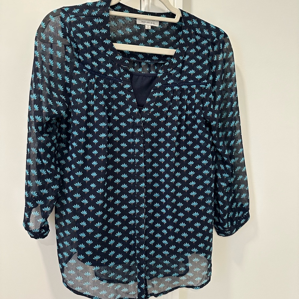 Blue blouse